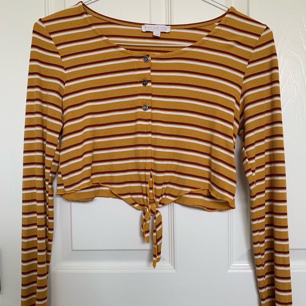 American Eagle Crop Long-Sleeve